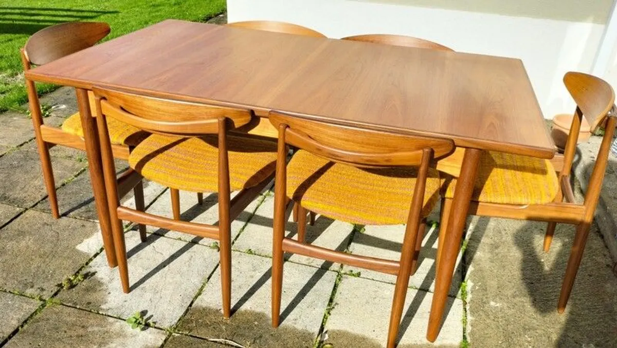 Mid Century Vintage G Plan Danish Range Dining Set - Image 3