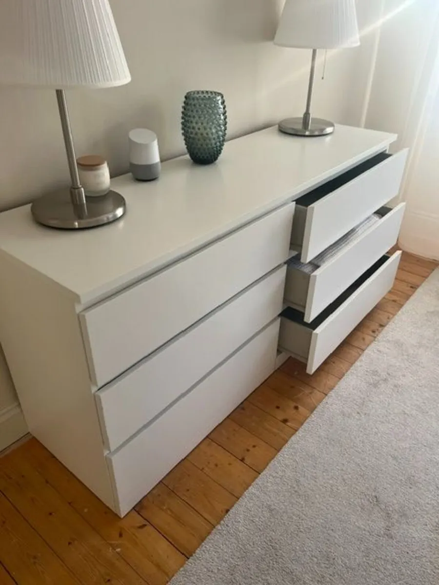 IKEA white chest of drawers - Image 4