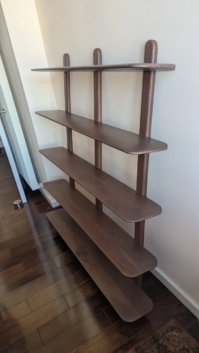Sklum Veleta 5-Shelf Solid Mango Wood Wall Shelf – - Image 2
