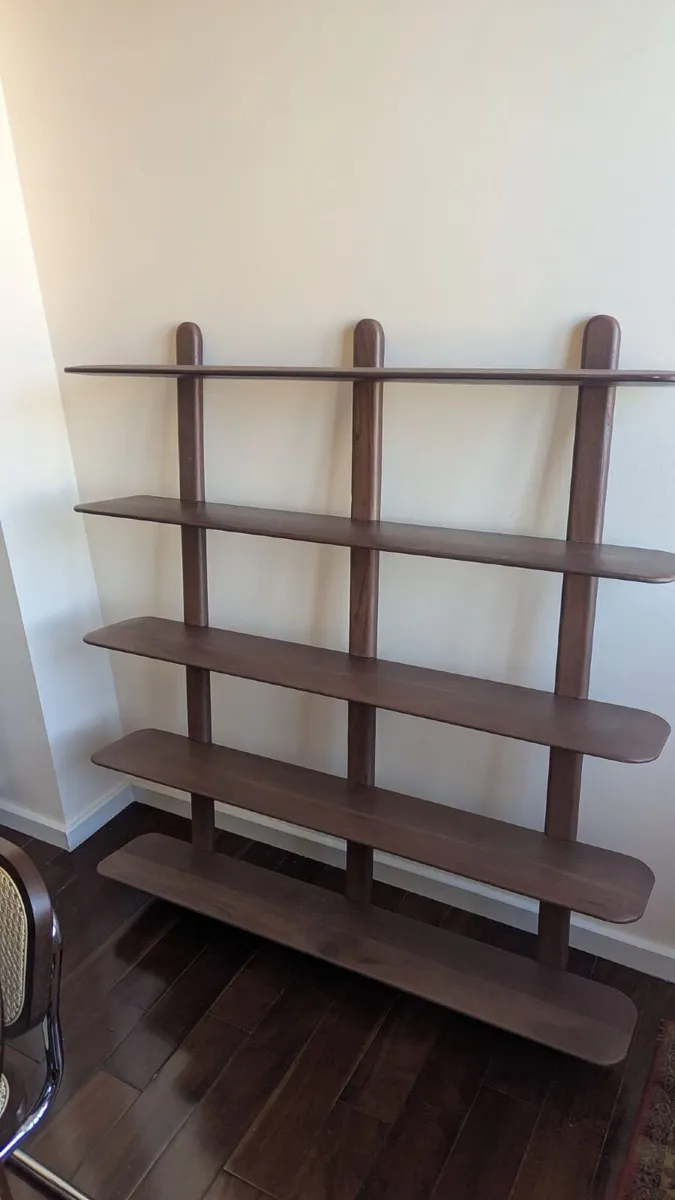 Sklum Veleta 5-Shelf Solid Mango Wood Wall Shelf – - Image 1