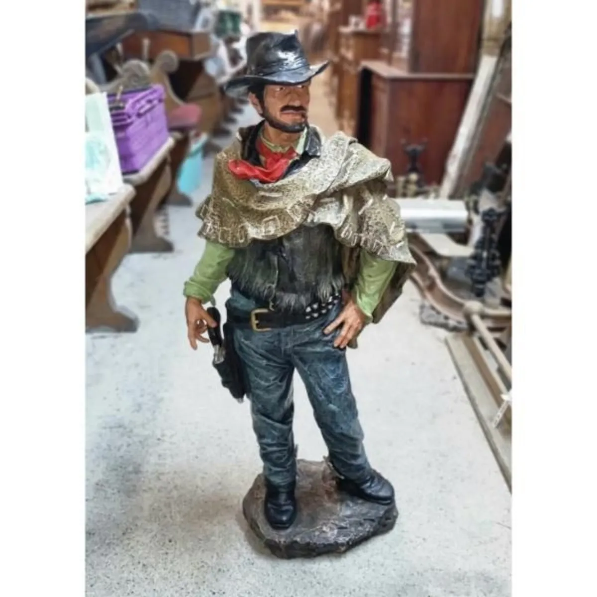 Clint Eastwood Resin Floor Statue KAS1376 - Image 1