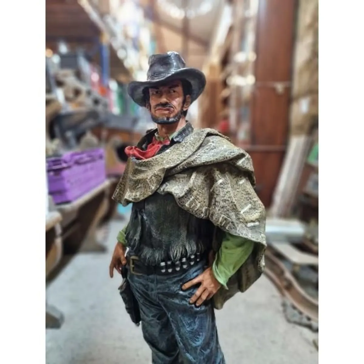 Clint Eastwood Resin Floor Statue KAS1376 - Image 2