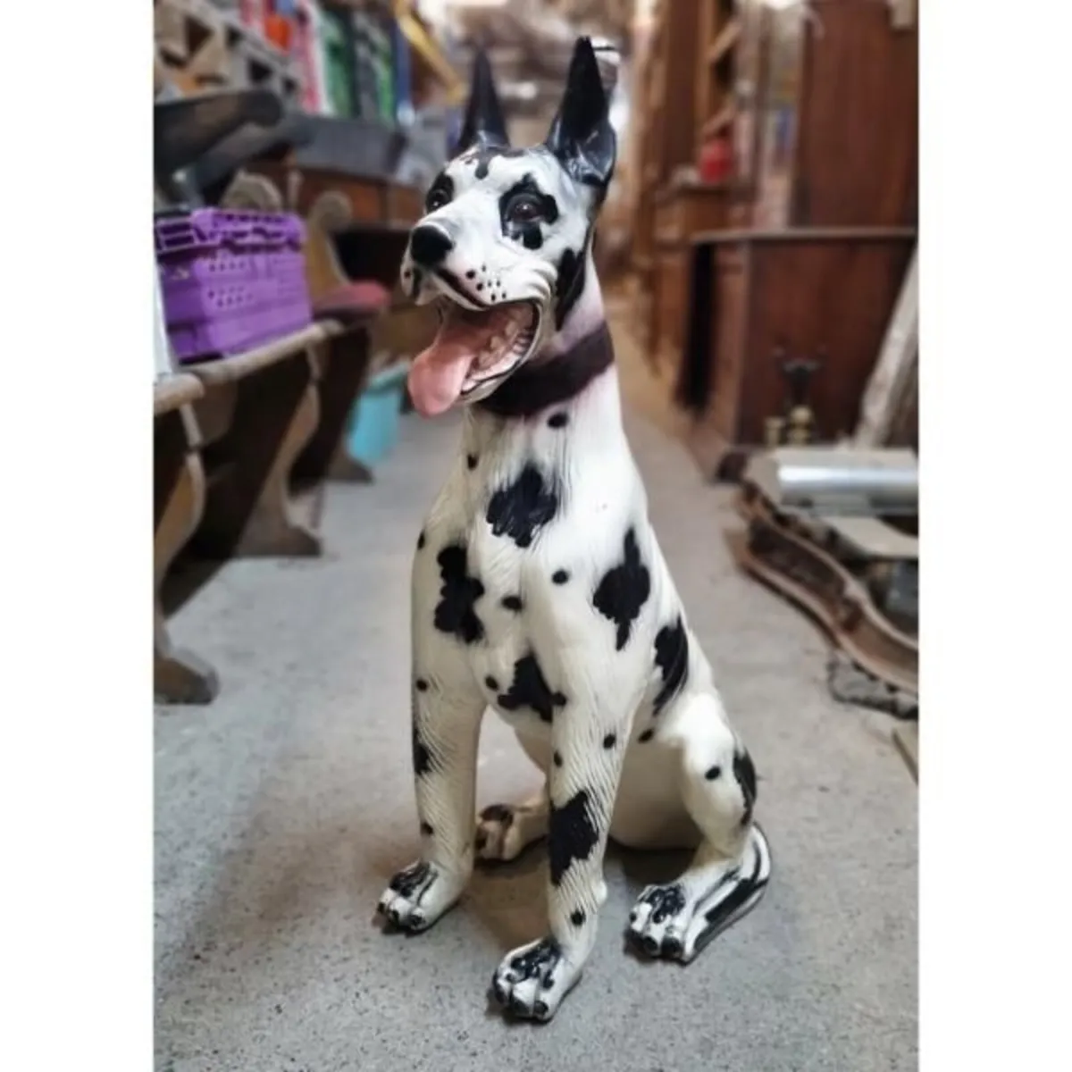 Great Dane Ceramic Floor Statue KAS1372 - Image 1