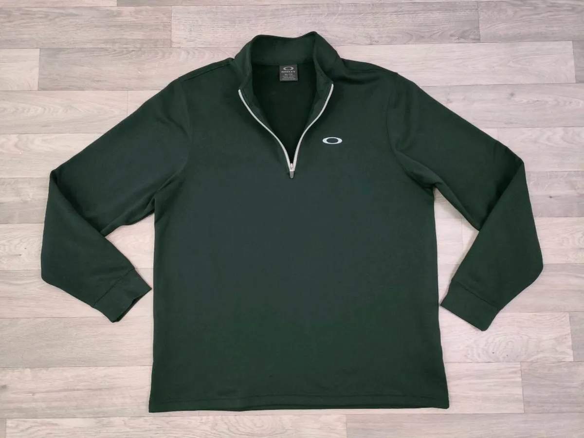 Oakley Half Zip Golf Jumper Mens XL - Image 1