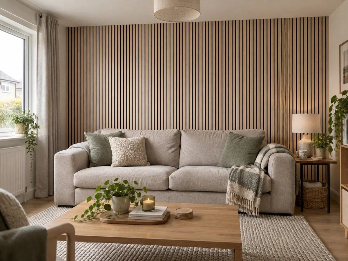 Decorative Felt Back Slat Wall Panels - Image 4