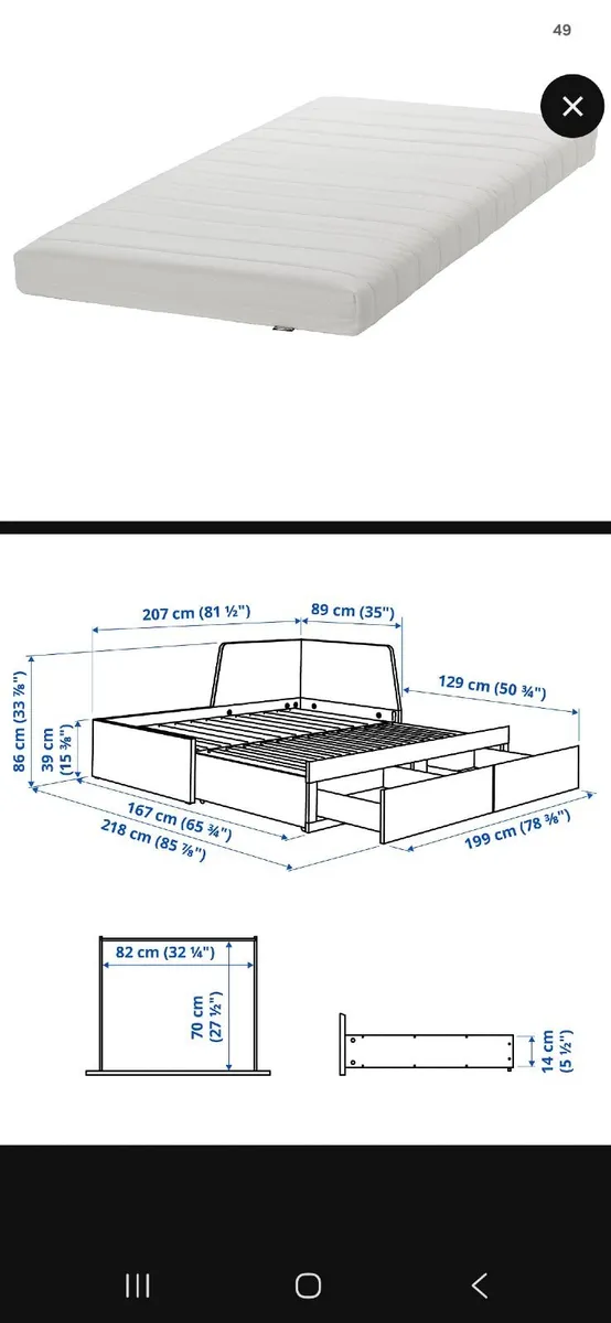 Ikea day bed - Image 2