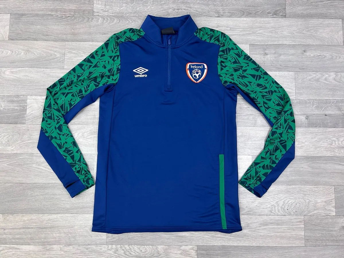 Umbro Ireland Half Zip Jumper Layer Mens Medium - Image 1