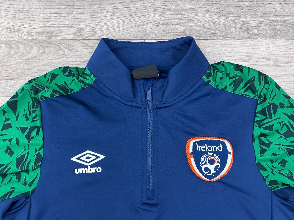 Umbro Ireland Half Zip Jumper Layer Mens Medium - Image 3