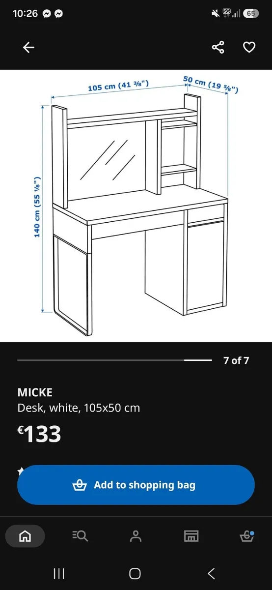 Ikea desk - Image 2