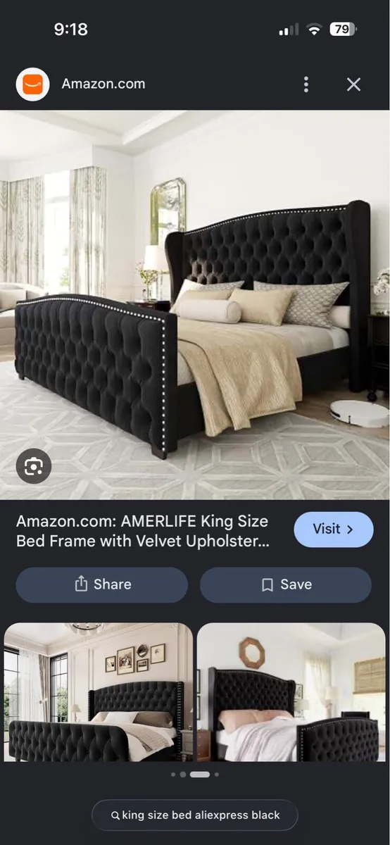 King size bed - Image 1