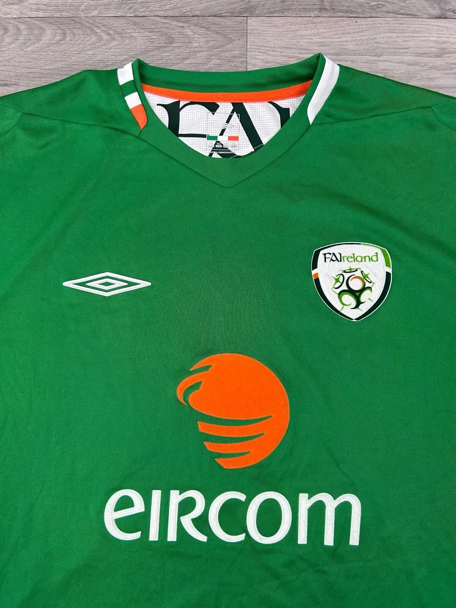 Vintage 2006 Ireland Long Sleeve Home Jersey 3XL - Image 3