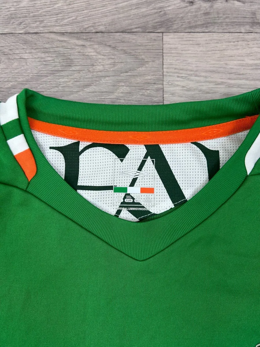 Vintage 2006 Ireland Long Sleeve Home Jersey 3XL - Image 4