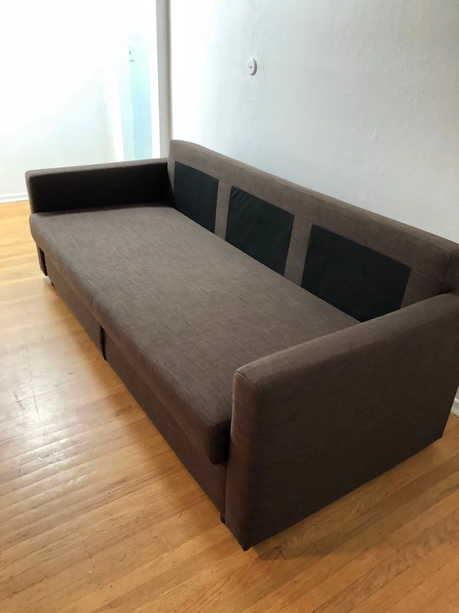 Ikea sofa bed (brown) - Image 2
