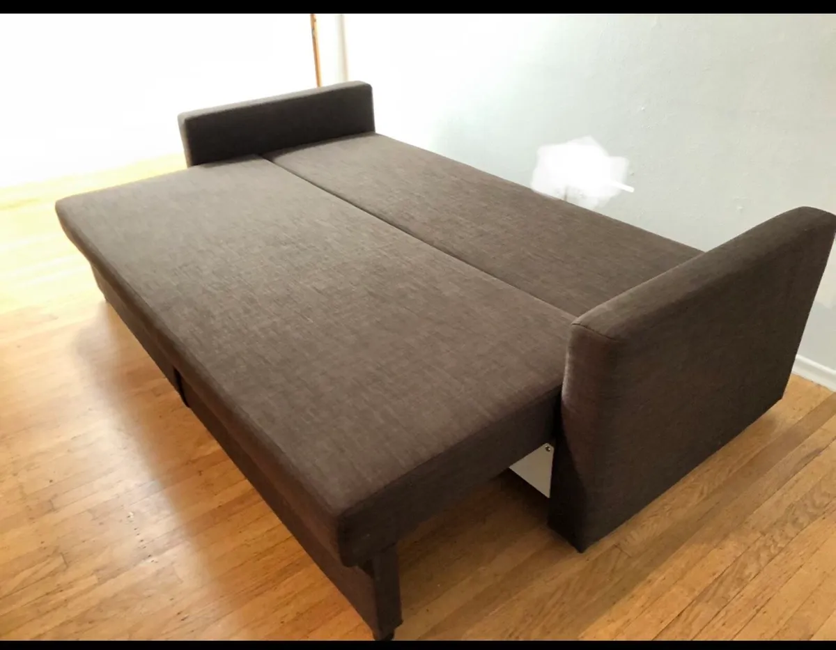 Ikea sofa bed (brown) - Image 3