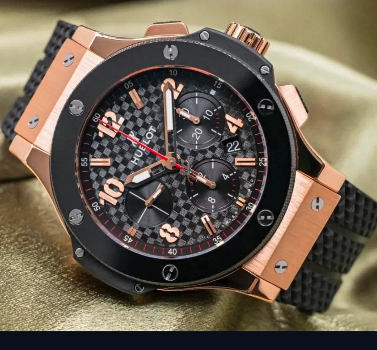 Hublot Rose Gold Watch - Image 1