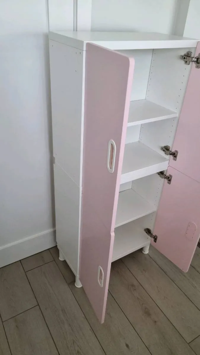 2 Ikea Stuva Units with Pink Fritids Door - Image 4