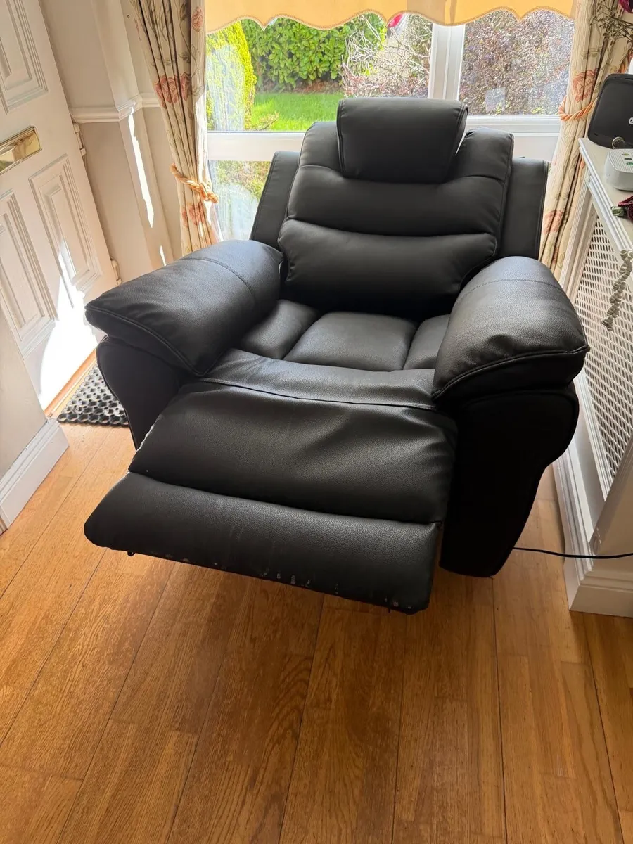 Harvey Norman Leather Electric  Recliner