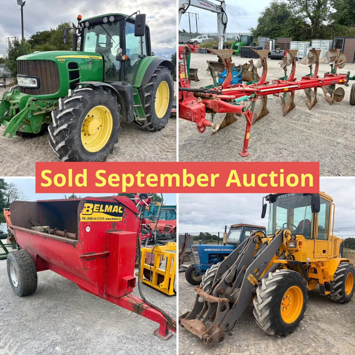 Portlaoise Machinery Auction Entries Accepted - Image 1