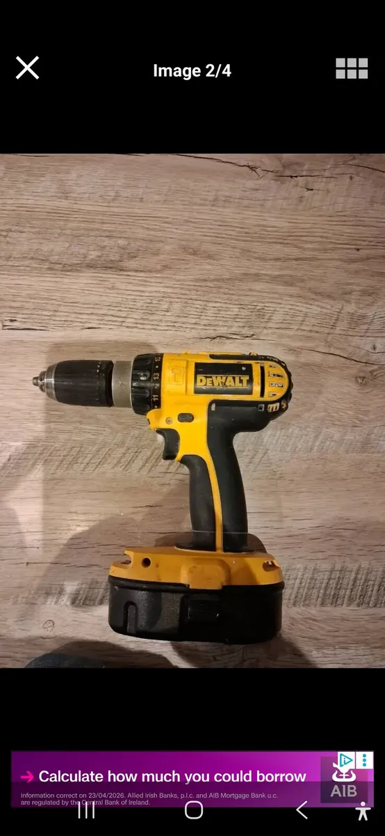 Dewalt 18v cordless drill - Image 3