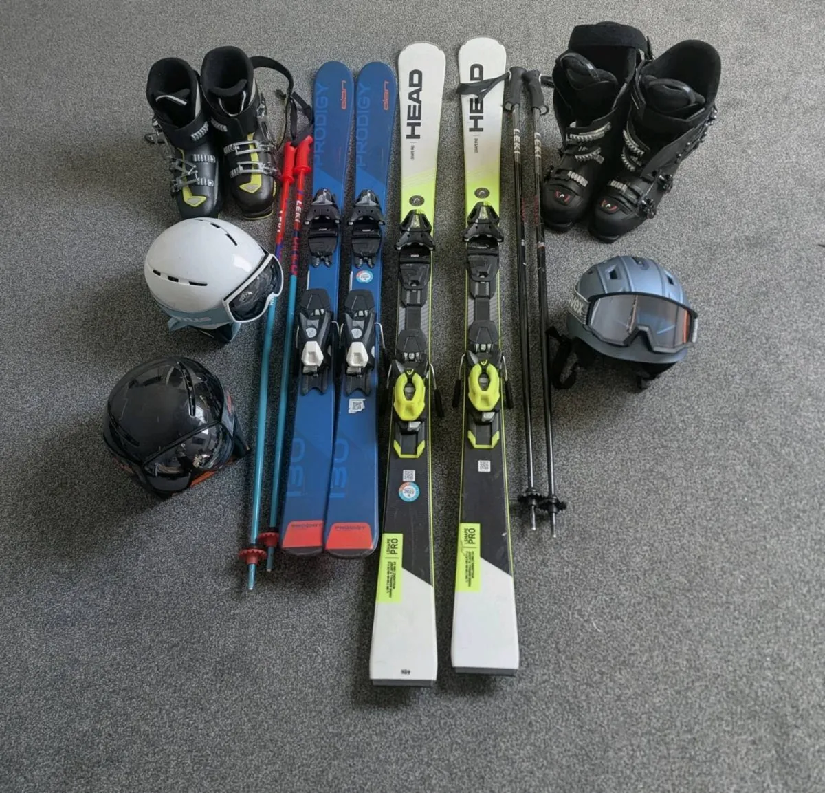 Elan Prodigy Junior Skis (130cm) poles included - Image 2