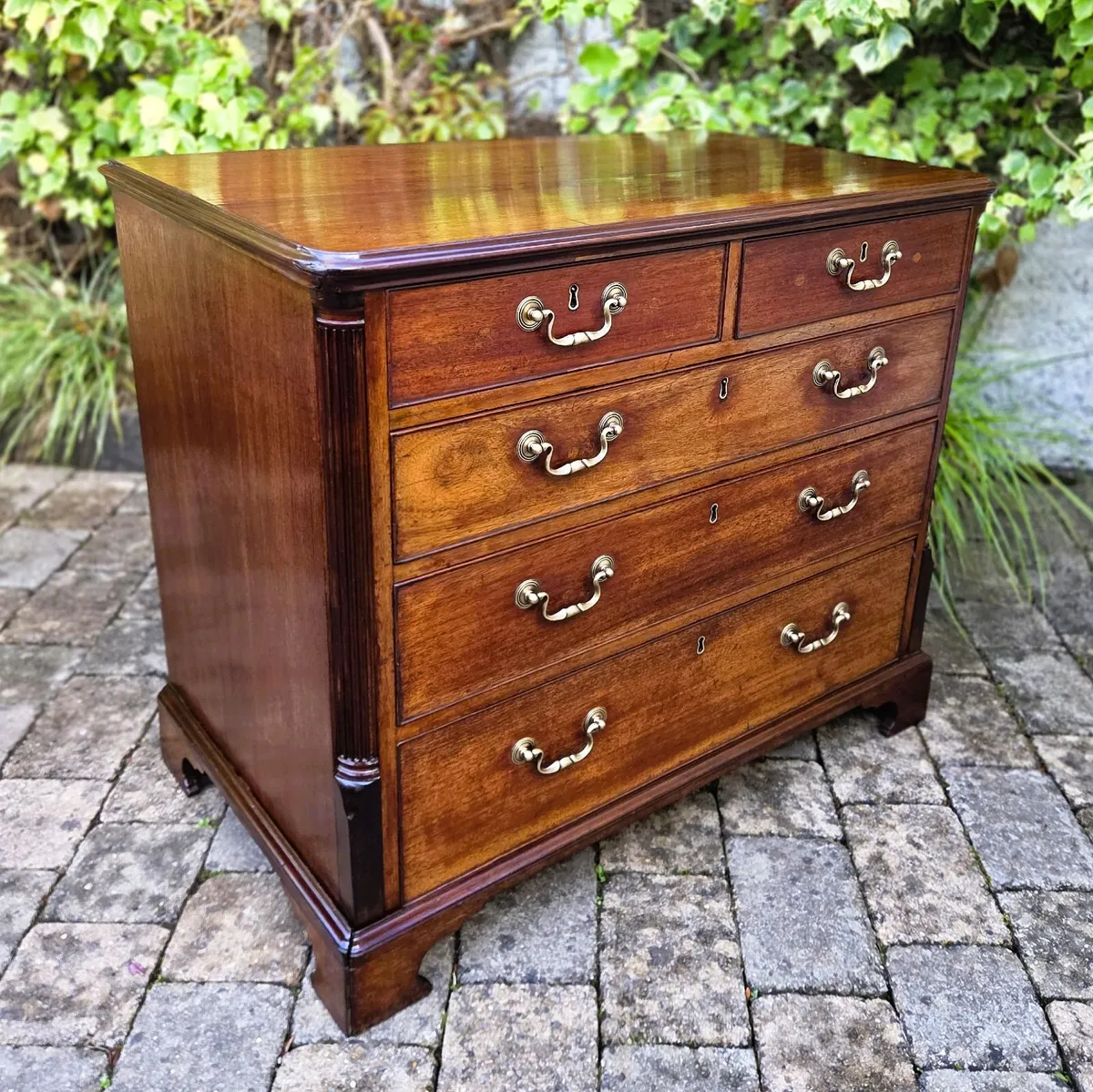Compact Georgian Mahogany Chest- Circa 1830 - Image 1