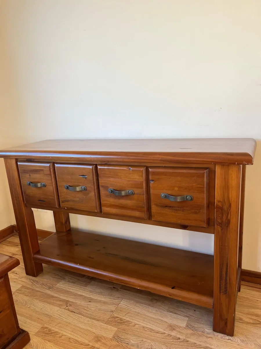 Solid pine rustic furniture set - Image 2
