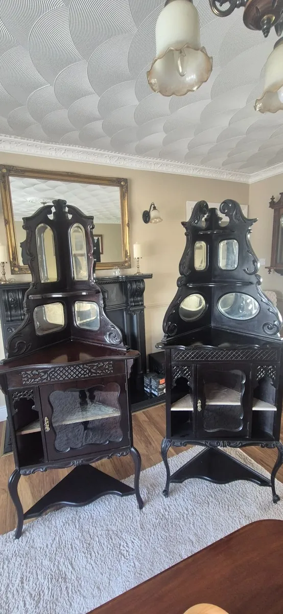 2 Antique cabinets - Image 1