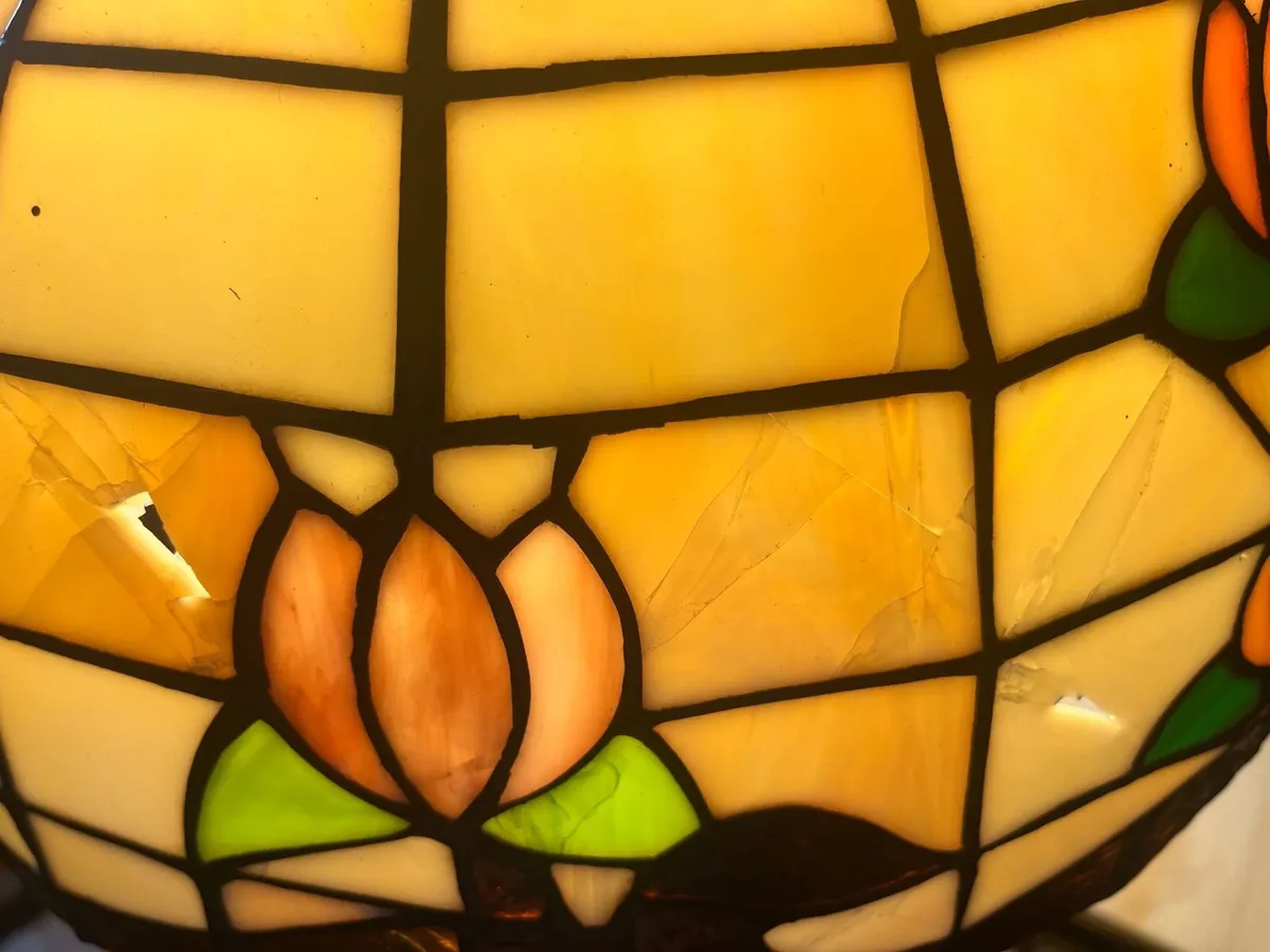 Tiffany Lamp & Ceiling Light - Image 2