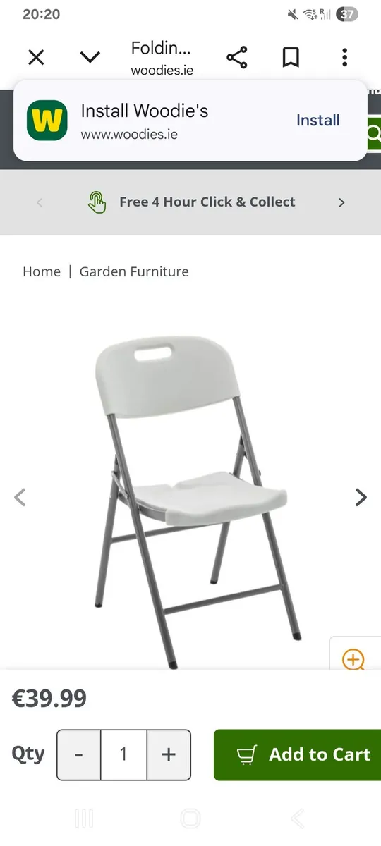 Fold up catering chairs