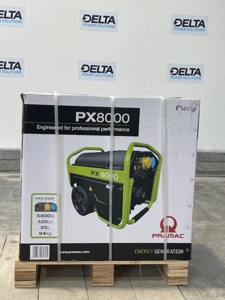Pramac PX8000 generator for sale & hire - Image 1