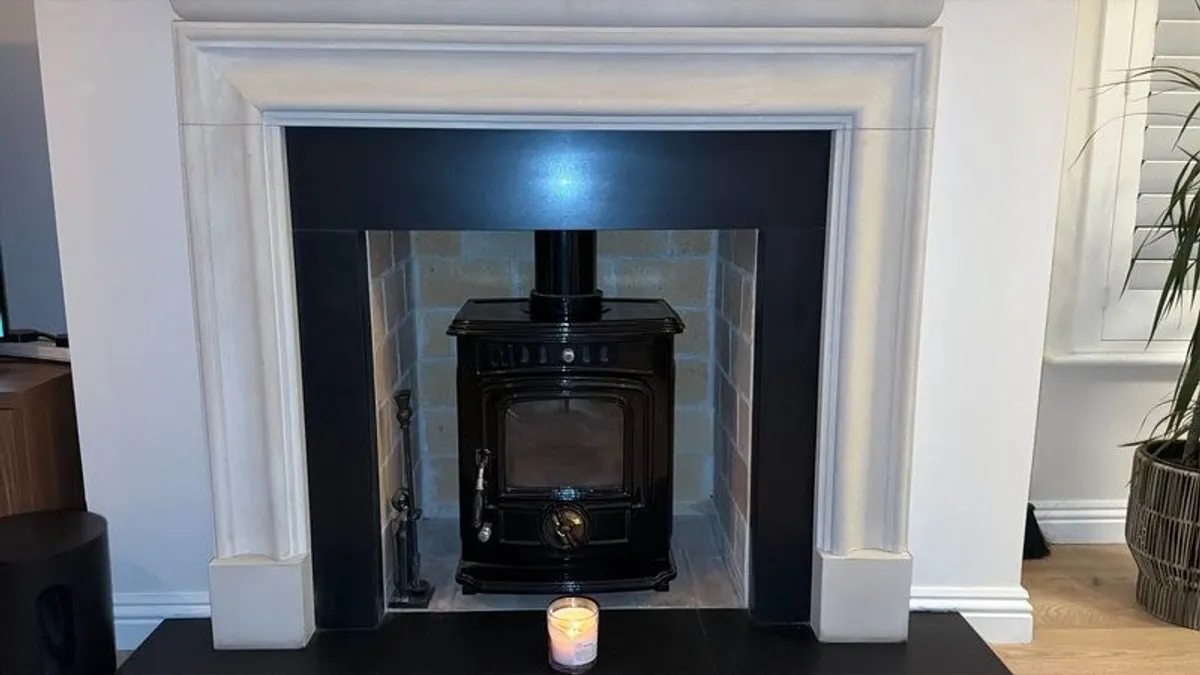 Stone Fireplace, Hearth & Stove - Image 2