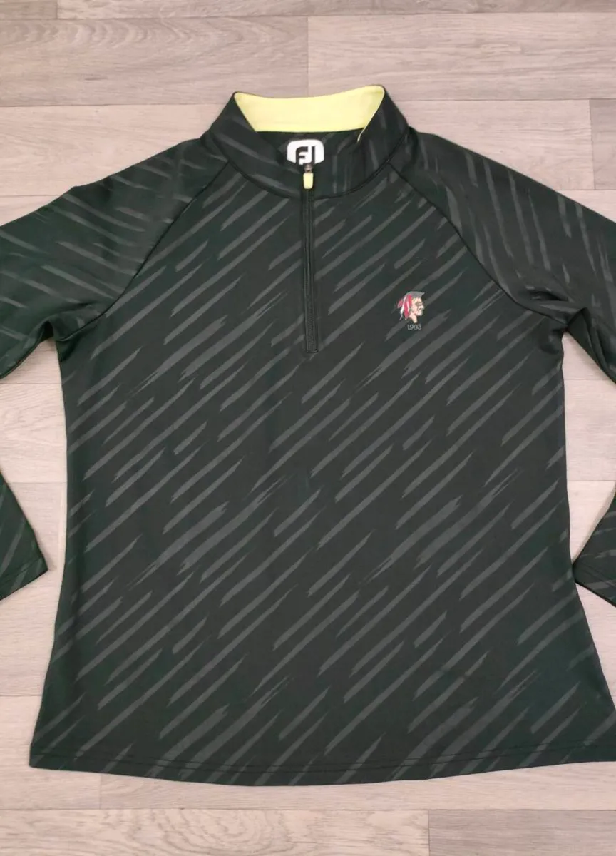 FootJoy FJ Half Zip Golf Jumper Mens Medium - Image 2