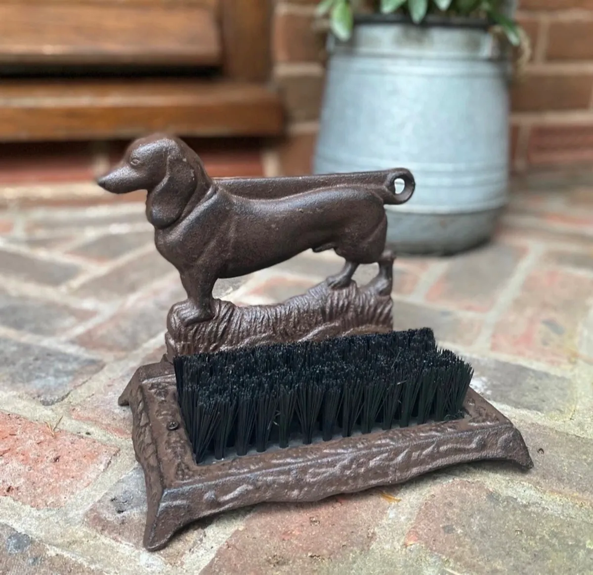NEW Cast Iron Boot Scraper & Brush - Image 1
