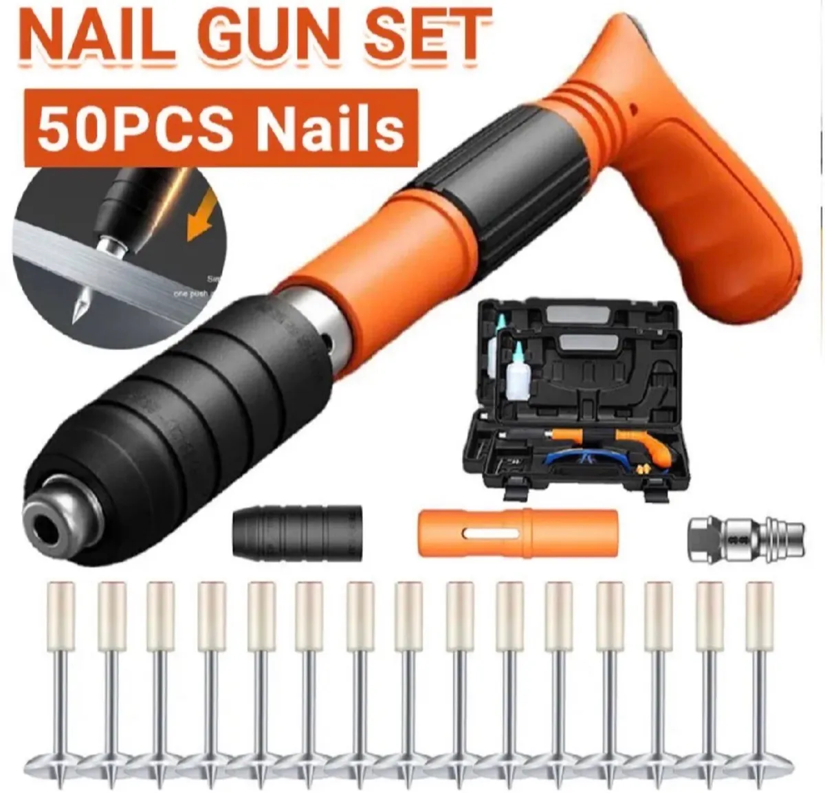 Mini Nail Gun Manual Air Nailer & 50 nails
