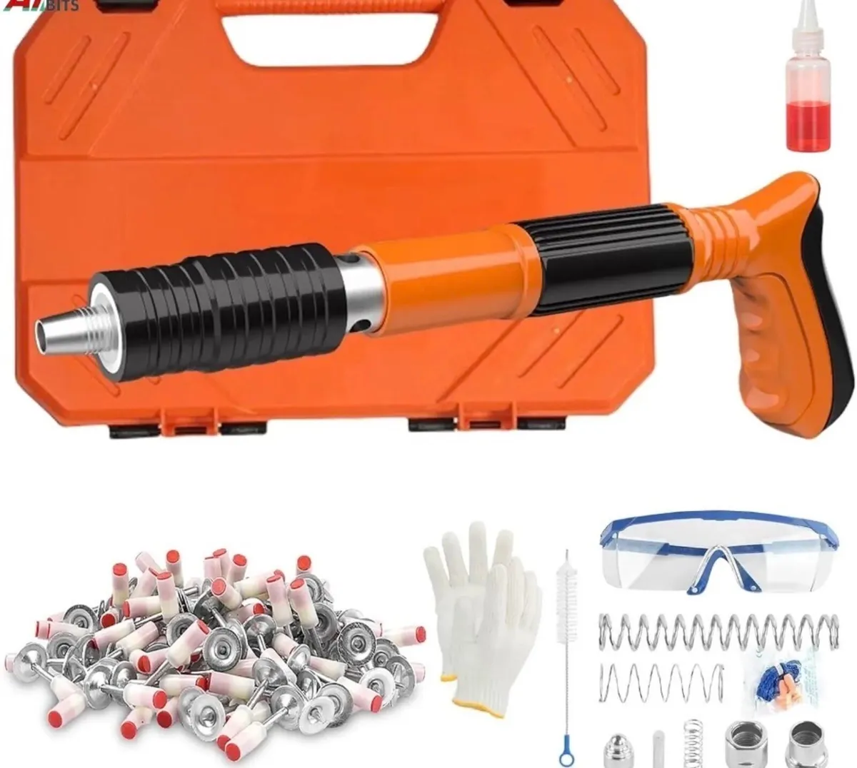 Mini Nail Gun Manual Air Nailer & 50 Nails NEW - Image 1