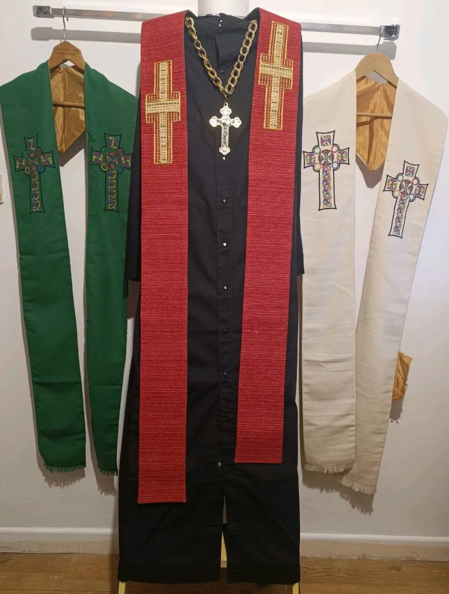 Vintage Priest Vestments - Image 1