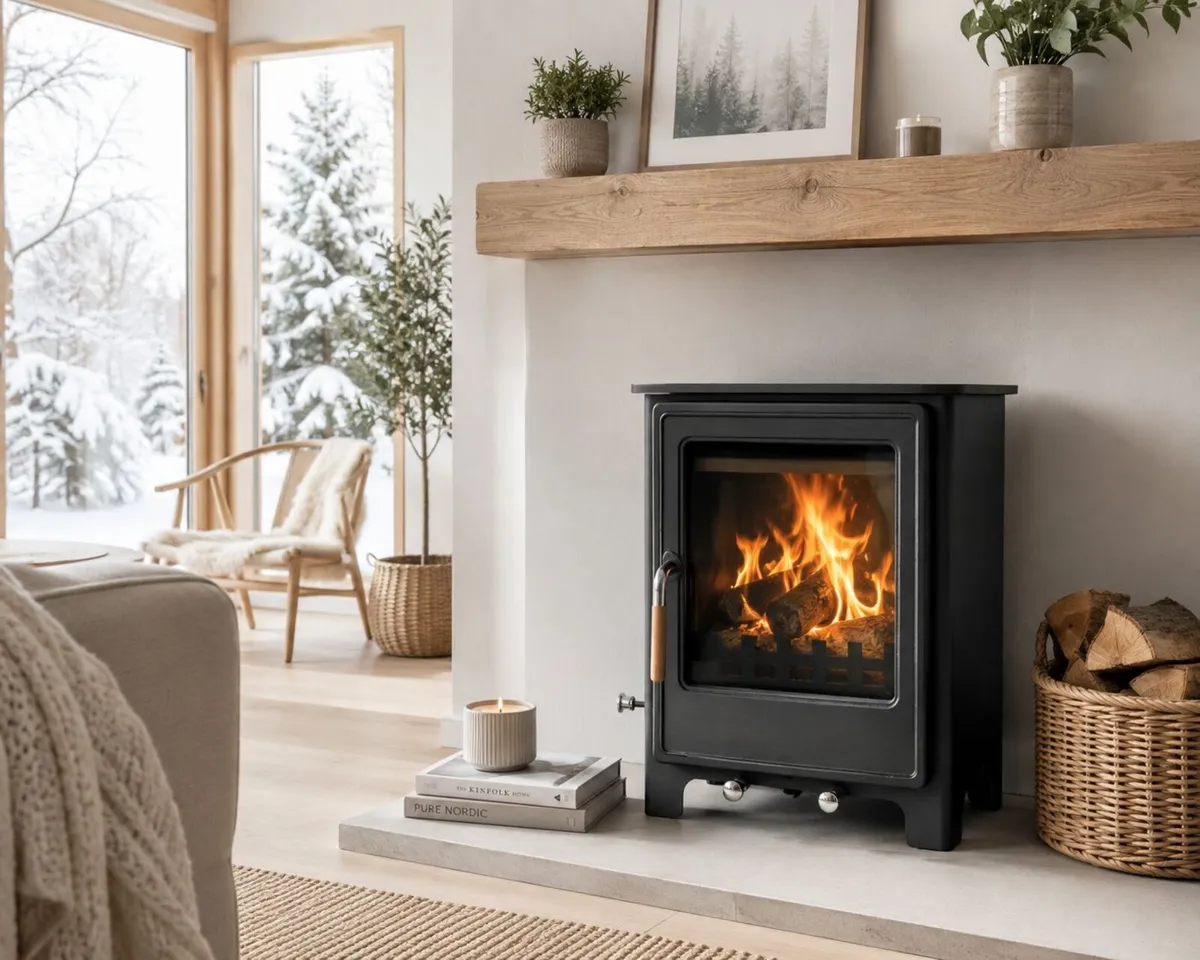 wood burning stove 5kw - Image 1