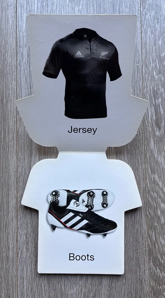 Rare Shape Official NZ All Blacks Rugby Baby Board - Image 1