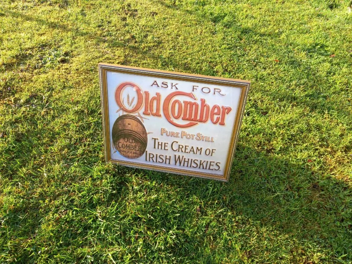 Framed Whiskey Advert