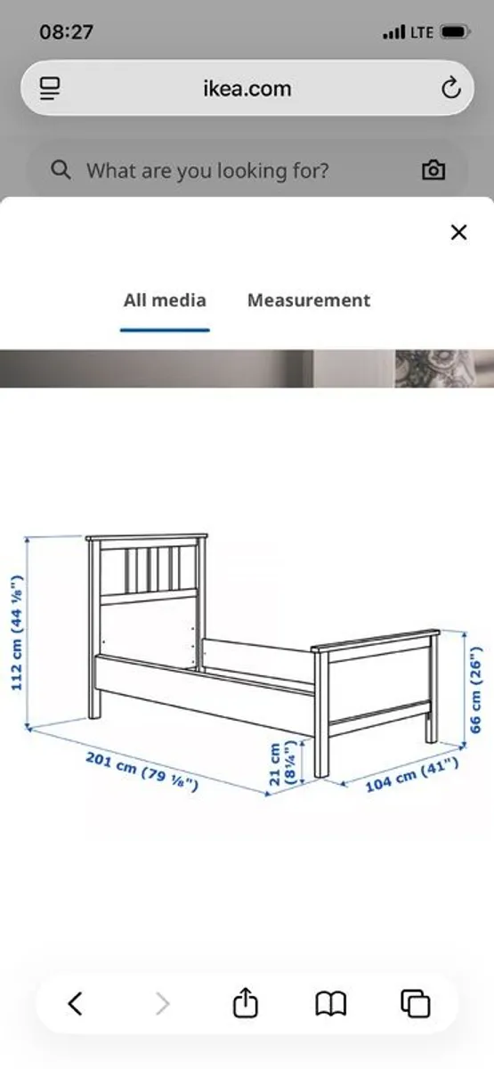 2 single beds with mattresses - Image 2