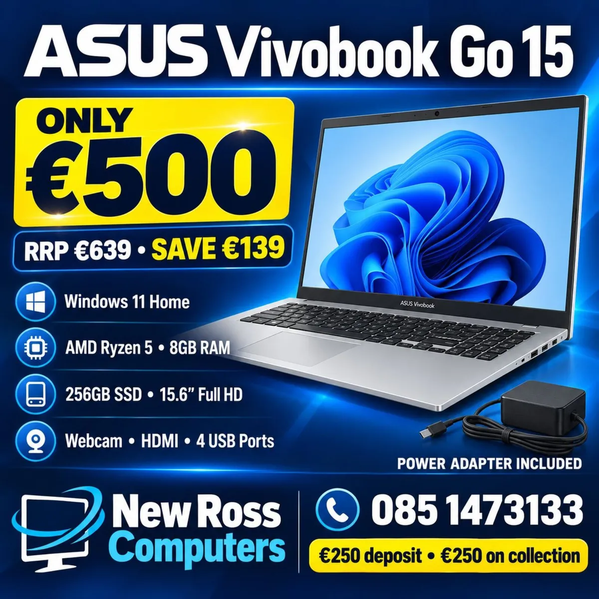 ASUS Vivobook Go 15 — ONLY €500 - Image 1