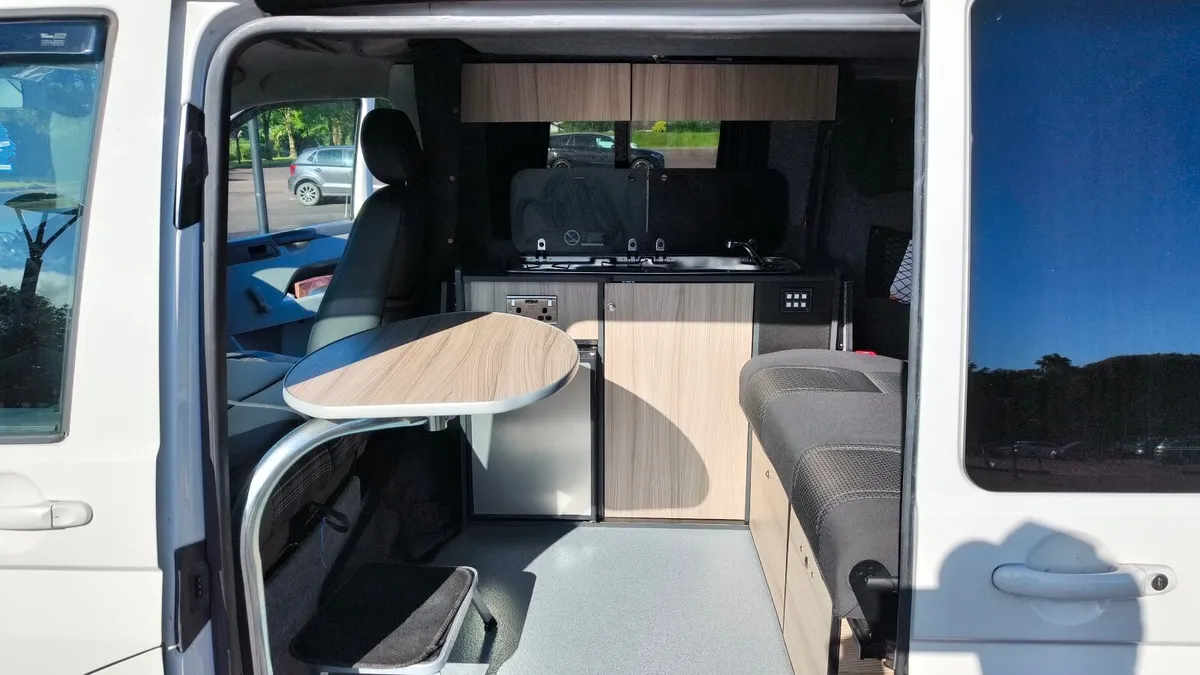 2010 VW T5 Campervan – Austops Roof | RIB Bed - Image 3