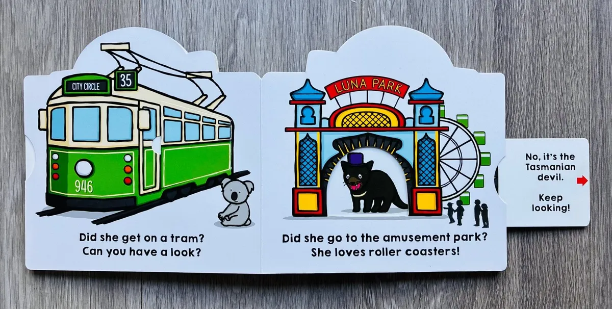 Koala's Big Day Out Interactive Slider Board Book - Image 2
