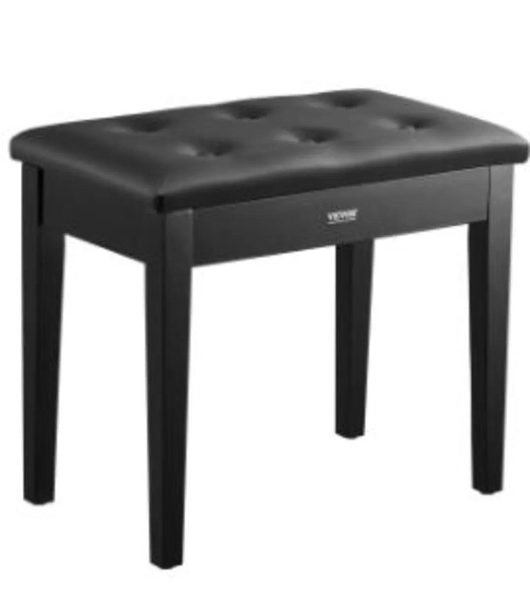 Piano Keyboard Bench Storage Padded Seat - Image 3