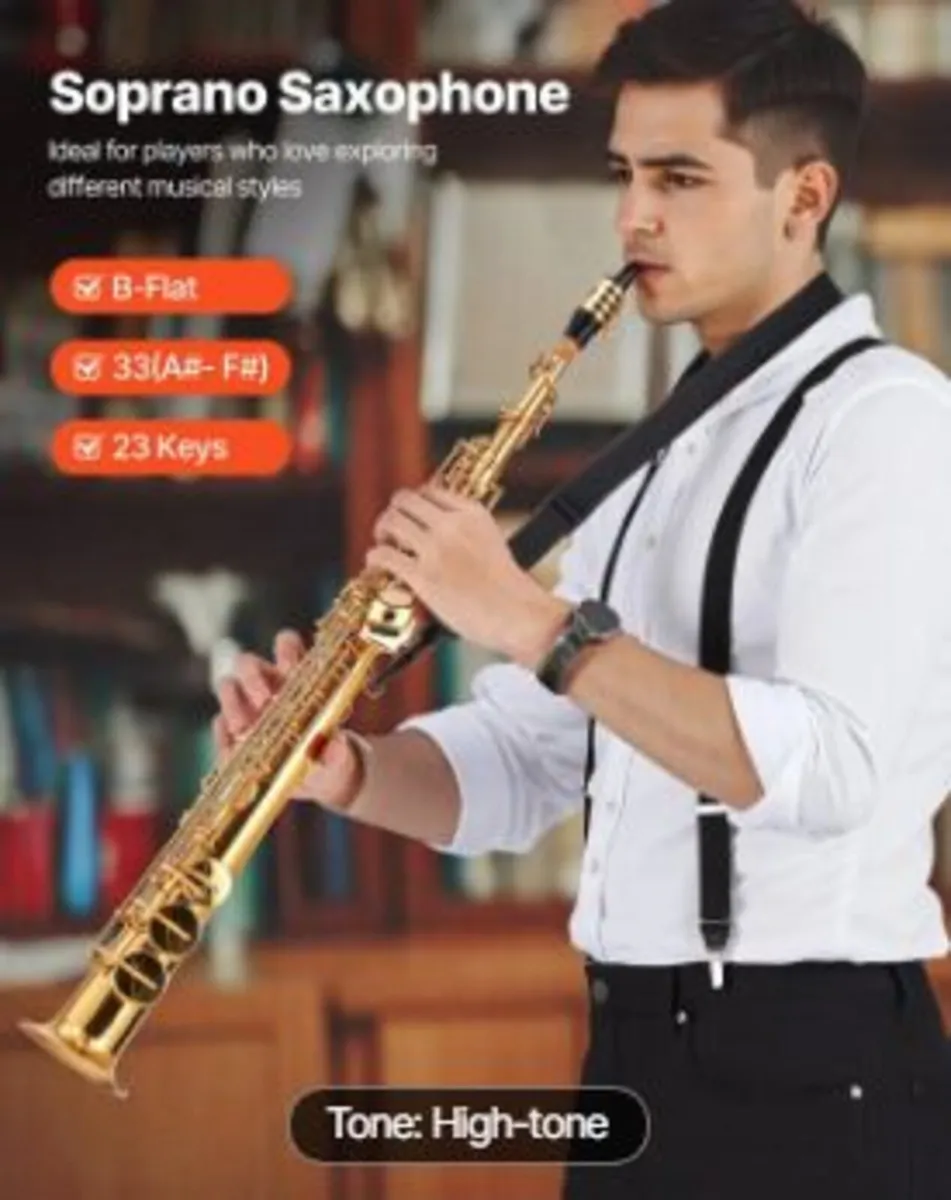 Straight Soprano Saxophone, B Flat - Image 2