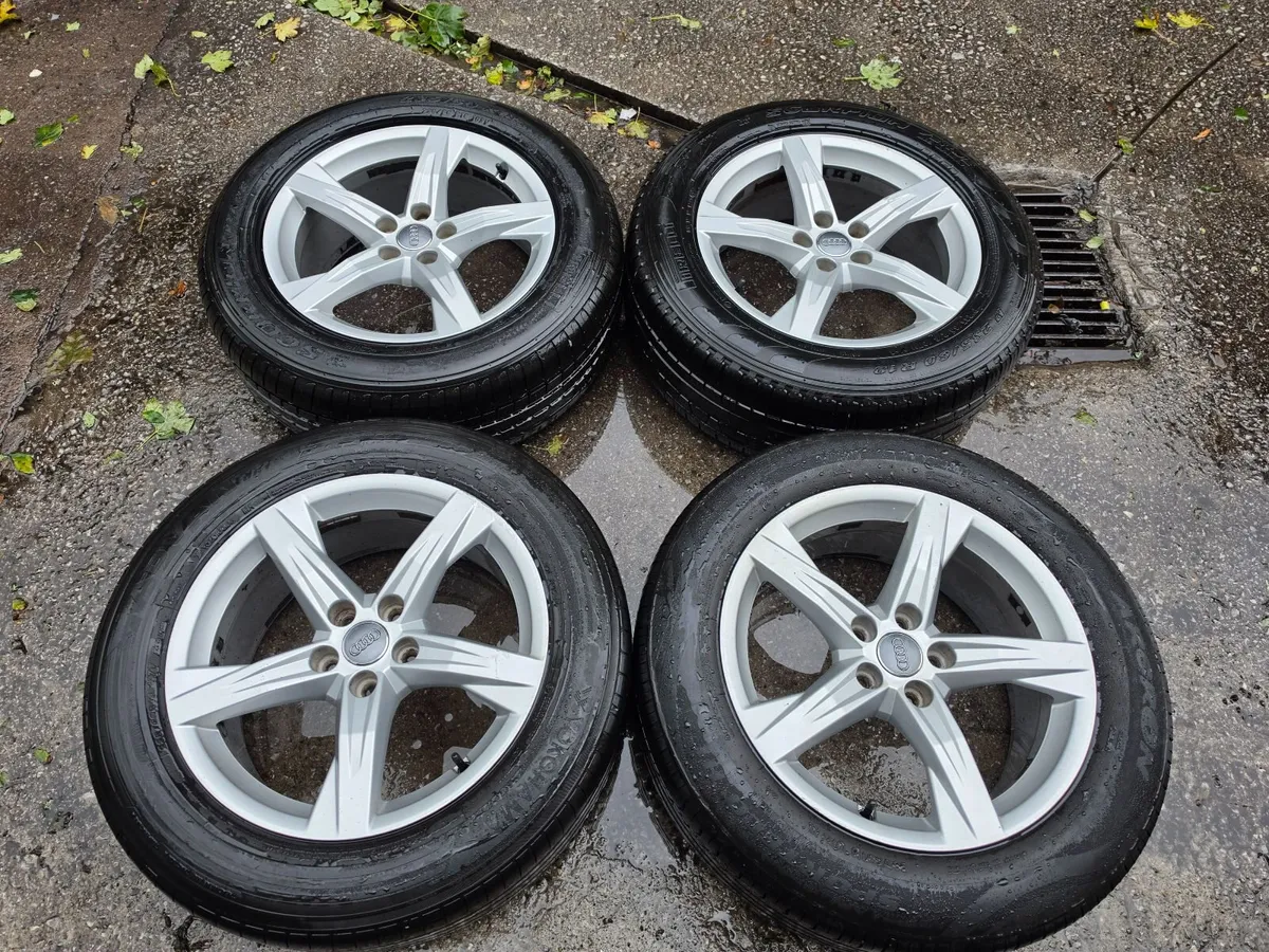 Audi Q5 Original R18 Alloy Wheels - Image 1