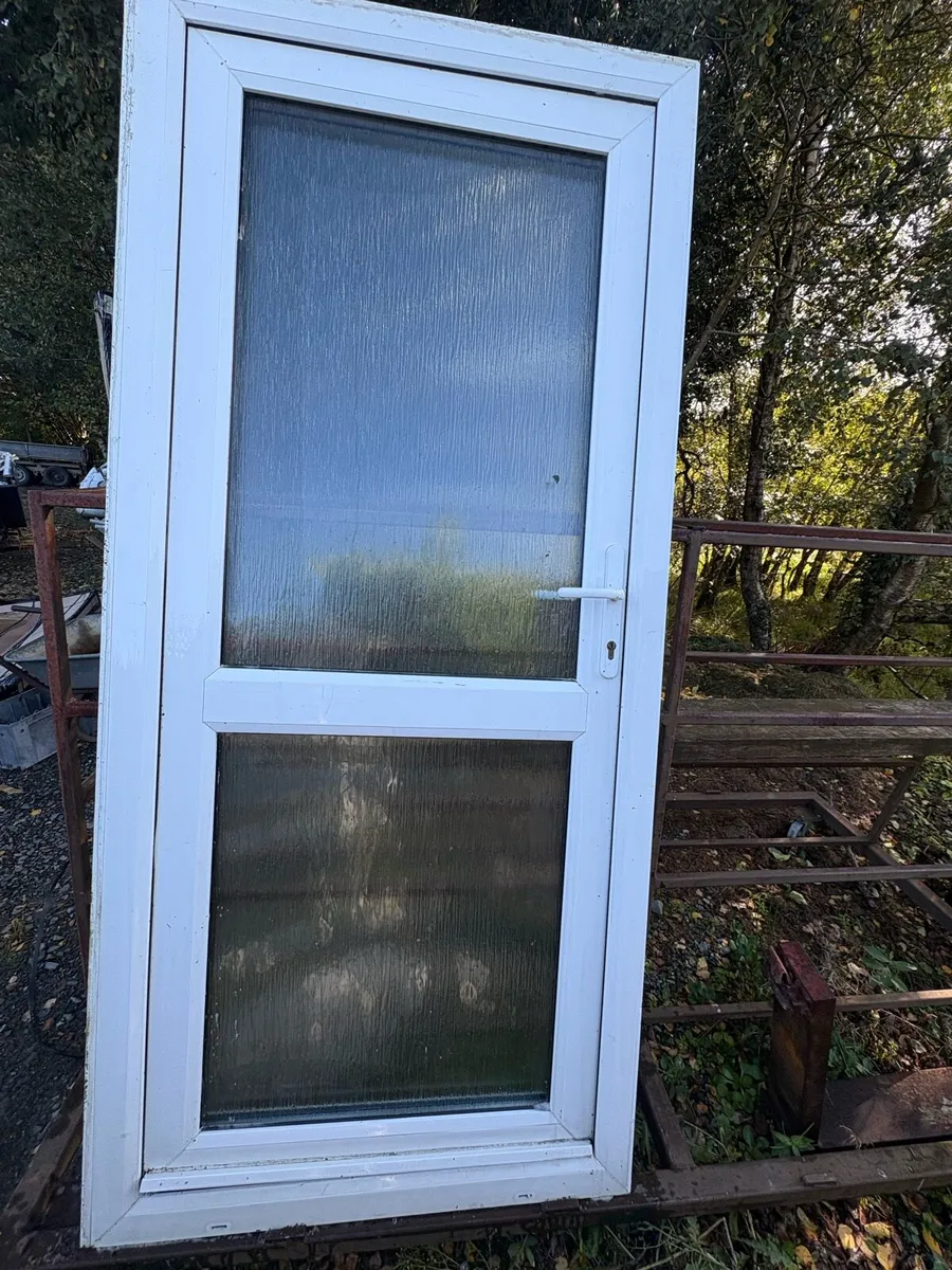 PVC white door
