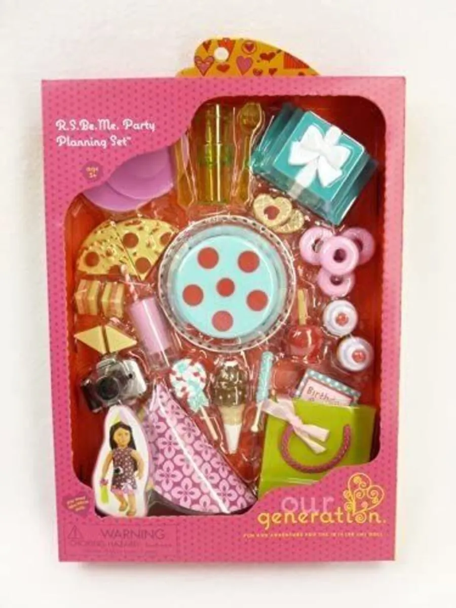 New:   Our Generation R.S.B. Me Party Planning Set