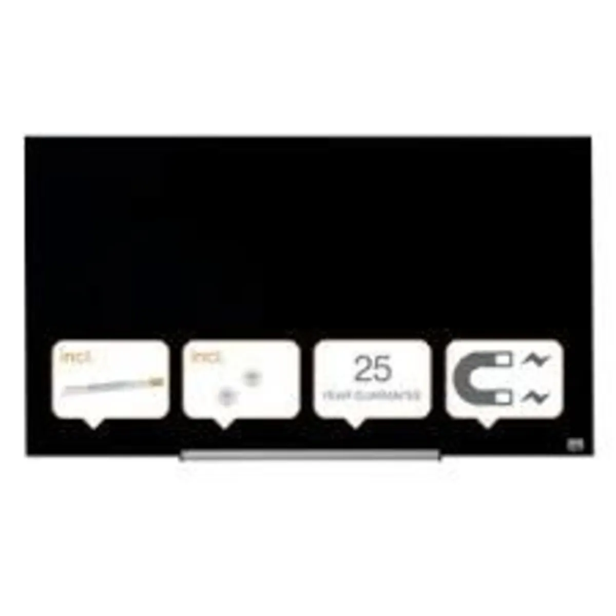 Nobo Pro Impression Magnetic Glass Board 1905180 - Image 2