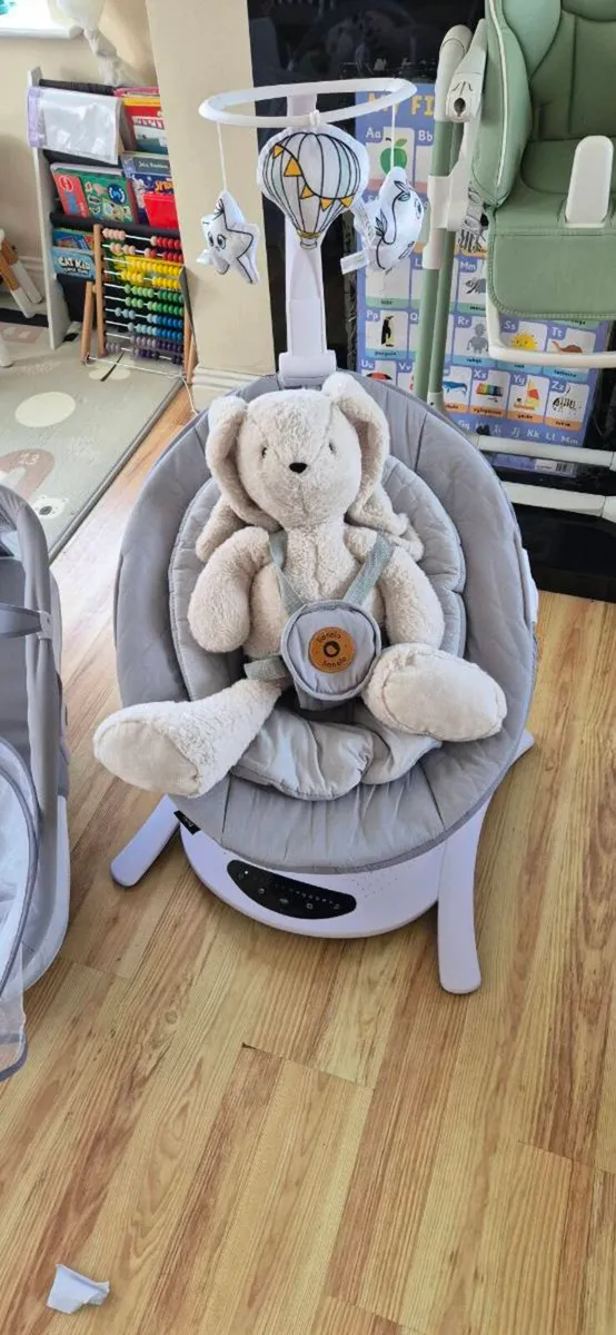 Lionelo Bella 2in1 Swing and Crib baby - Image 2